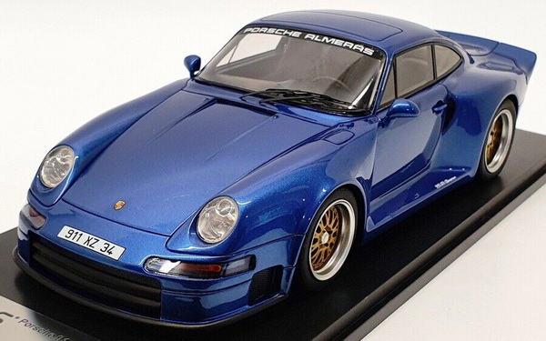Модель 1:18 Porsche 911 993 GT1 Almeras - 2002 - Blue Met