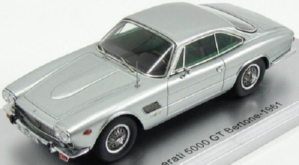 Kess Model Maserati 5000 GT Ghia Personal Car F.Innocenti 1961 Silver 1:43