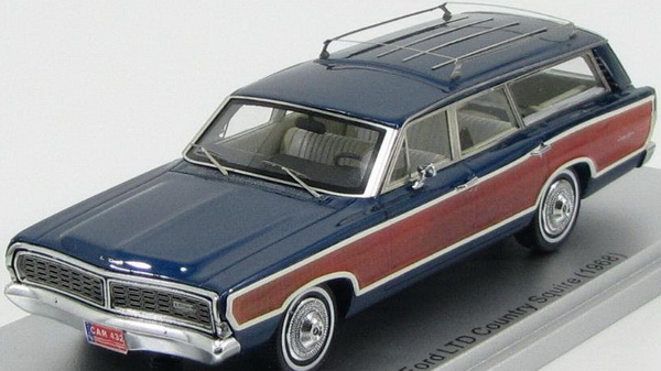 Модель 1:43 Ford Country Squire Station Wagon - blue (L.E.for CarModel)