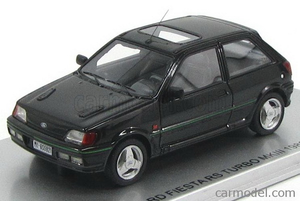 ford fiesta rs turbo mkiii 1989 - black KE43015021 Модель 1:43