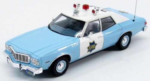 ford torino s.f.p.d. san francisco police department - blue/white (l.e.156pcs) KE43015032 Модель 1:43