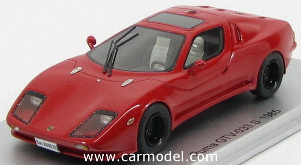 Модель 1:43 Puma GTV 033 (chassis & engine - Alfa Romeo) - red (L.E.for CarModel)