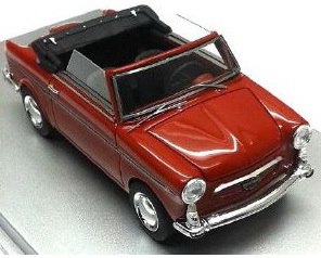 autobianchi bianchina cabrio f open - red KE43022010 Модель 1:43