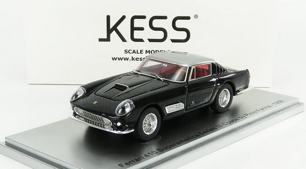 ferrari 410 superamerica series iii pininfarina coupe 1958 - black/silver (l.e.250 pcs.) KE43056131 Модель 1:43