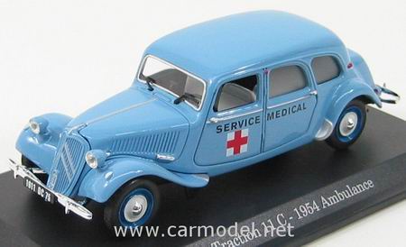 Модель 1:43 Citroen Traction 11C «Service Medical» - blue