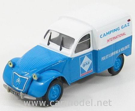 Модель 1:43 Citroen 2CV AZU Furgoneta «Camping Gaz» - blue/white