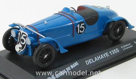 delahaye 135 s №15 winner le mans (eugene chaboud - jean tremoulet) - blue EDI035 Модель 1:43