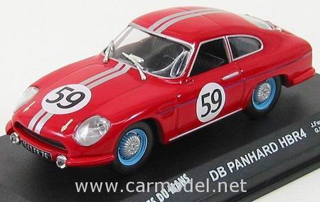 Модель 1:43 DB Panhard HBR4 №59 Le Mans (FAUCHER - LAFFARGUE) - red