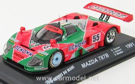 Модель 1:43 Mazda 787B №55 «Renown» Winner 24h Le Mans (Volker Weidler - Johnny Herbert - Bertrand Gachot)