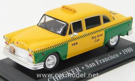 checker taxi san francisco - yellow green EDI086 Модель 1:43