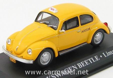 volkswagen beetle taxi lima - yellow EDI087 Модель 1:43