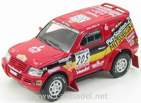 Модель 1:43 Mitsubishi Pajero №205 Winner Rally Paris-Dakar (Jutta Kleinschmidt - A.SCHULZ)