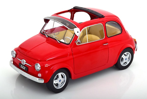 FIAT 500 F Custom with removable soft top - 1968 - red