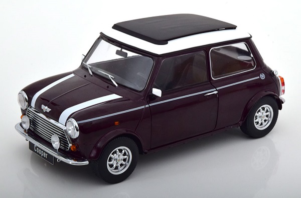 Модель 1:12 Mini Cooper with Sunroof LHD - purple-metallic white