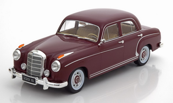 mercedes-benz 220s limousine (w180 ii) - dark red KKDC180322 Модель 1:18