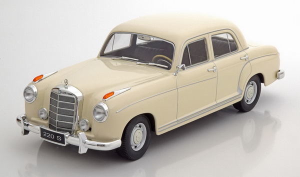 Модель 1:18 Mercedes-Benz 220S Limousine (W180 II) - beige