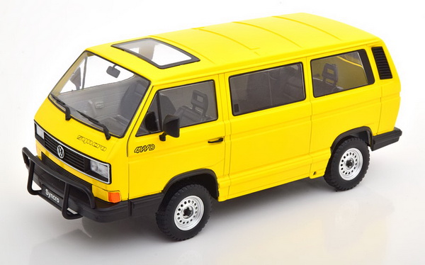 Модель 1:18 Volkswagen Bus T3 Syncro - yellow