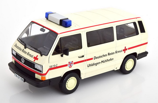 Модель 1:18 VW T3 Syncro Bus DRK 1987