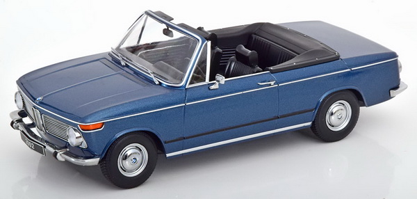 BMW 1600-2 Cabrio - 1968 - Dark Blue met. KKDC181104 Модель 1:18