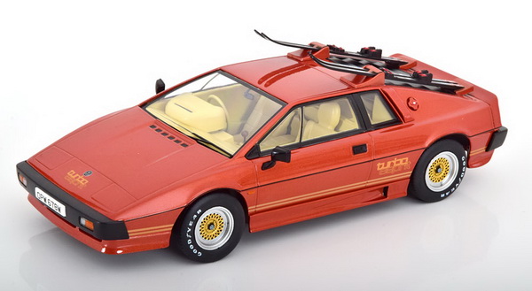 Lotus Esprit Turbo Movie Version with Ski - 1981 - Copper Golden KKDC181192 Модель 1:18