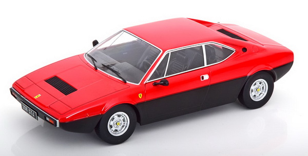 Ferrari 208 GT4 - 1975 - Red /flatblack KKDC181204 Модель 1:18