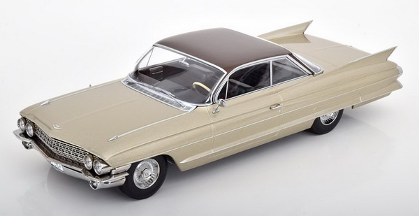 Модель 1:18 Cadillac Coupe DeVille Series 62 - 1961 - Beige met./Brown met.