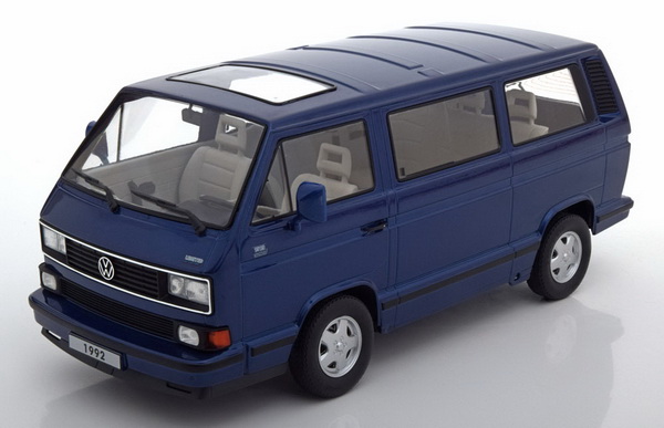 Volkswagen Bulli T3 Multivan Limited Last Edition - blue (L.E.1750pcs) KKDC180141 Модель 1:18