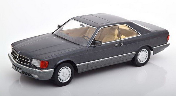 Модель 1:18 Mercedes-Benz 560 SEC (C126) - anthracite met (L.E.1000pcs)