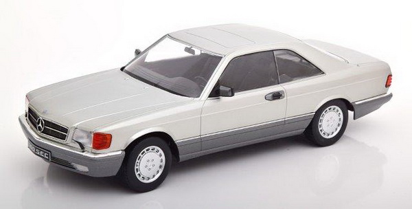 Модель 1:18 Mercedes-Benz 560 SEC (C126) - silver
