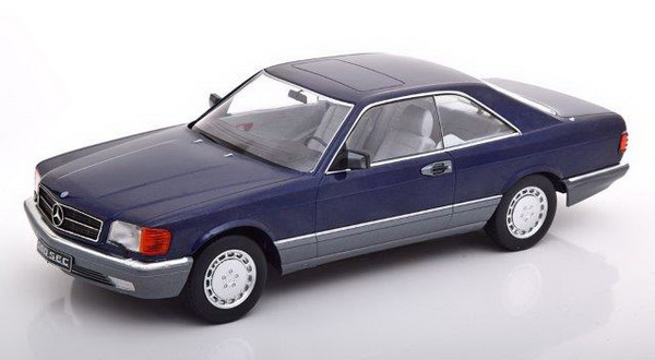Модель 1:18 Mercedes-Benz 560 SEC (C126) - blue met (L.E.1000pcs)