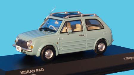Модель 1:43 Nissan PAO - aqua grey/blue (L.E.1008pcs)