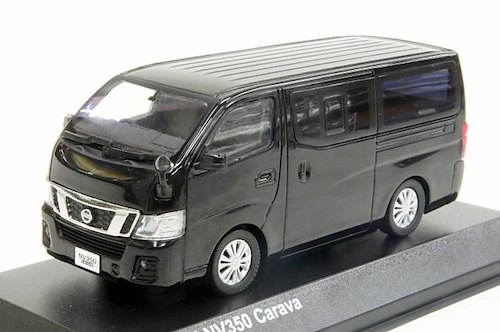 nissan nv350 minibus caravan - black 03639BK Модель 1:43
