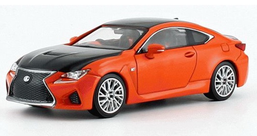 Модель 1:43 Lexus RC F - lava orange crystal shine