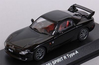 mazda rx-7 (fd3s) spirit r type a (brilliant black) 03703BK Модель 1:43