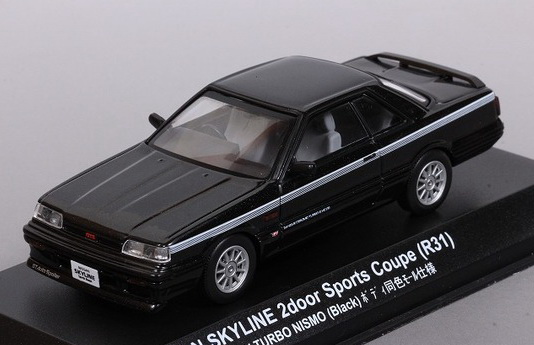 Модель 1:43 Nissan Skyline 2000 GTS Coupe (R31) Nismo Wheel (black)