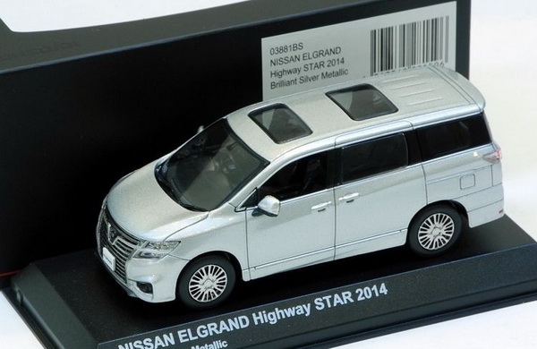 Nissan Elgrand Highway Star Minibus - brilliant silver met