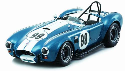 shelby cobra 427 s/c gurdsman blue racing screen 08015CS Модель 1:18