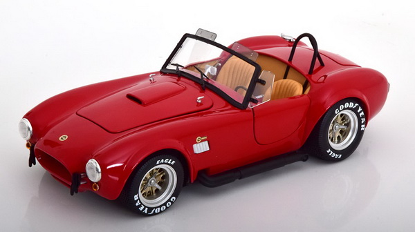 shelby cobra 427 s/c roadster 1962 - red 08047R Модель 1:18