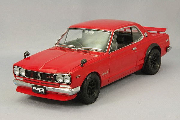 Модель 1:18 Nissan Skyline GT-R (KPGC10) (red)