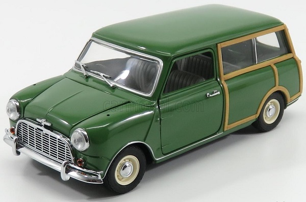 Модель 1:18 Morris Mini Minor Traveller - green/wood