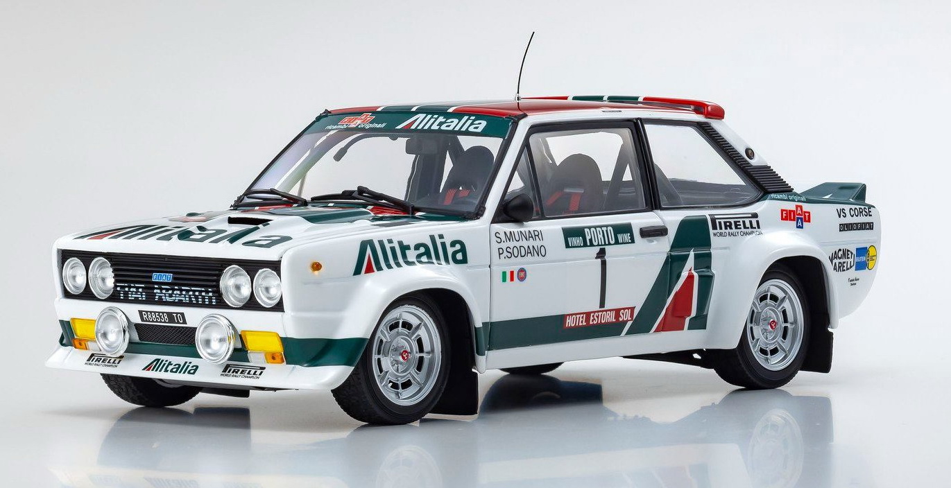 Модель 1:18 FIAT 131 Abarth Rally №1 «Alitalia» Rally Portugal (Sandro Munari - Piero Sodano)