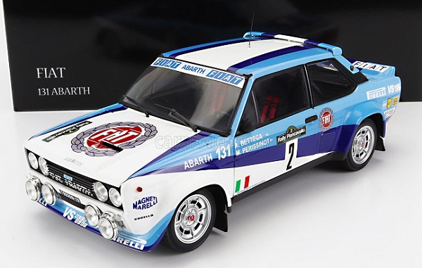 fiat 131 abarth №2 winner rally piancavallo - 1981 (a.bettega - m.perissinot) 08376F Модель 1:18