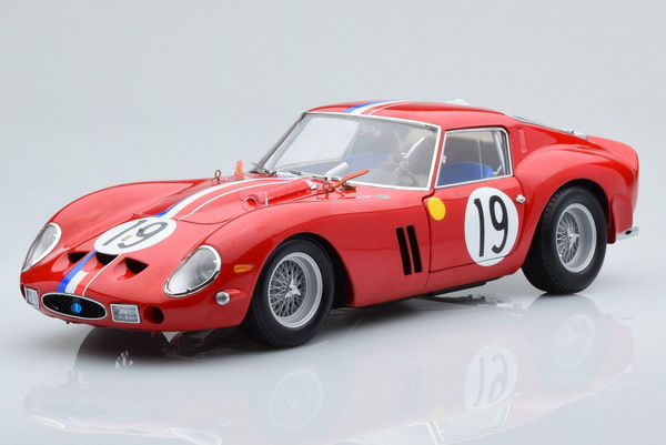 Модель 1:18 Ferrari 250 GTO Coupe Team Pierre Noblet N19 2nd 24h Le Mans 1962 J.Guichet - P.Noblet