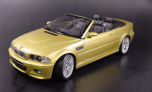 Модель 1:18 BMW M3 Cabrio - yellow