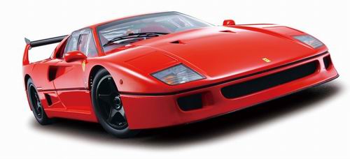 Модель 1:12 Ferrari F40 (Light Weight) LM Wing - red