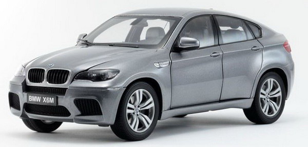 Модель 1:18 BMW X6M (E71) Space Grey Interior: Black w/alu. Deco