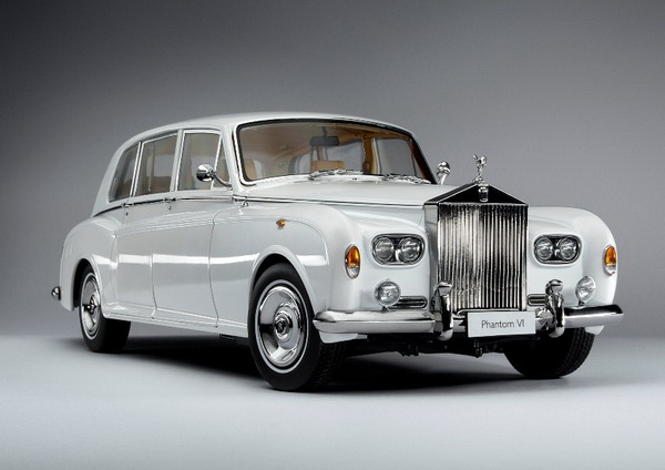 Модель 1:18 Rolls-Royce Phantom VI - white