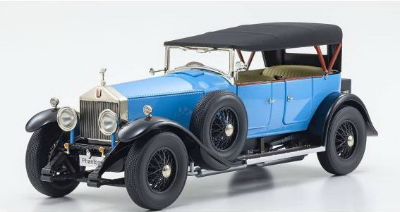 Модель 1:18 Rolls-Royce Phantom I - light blue