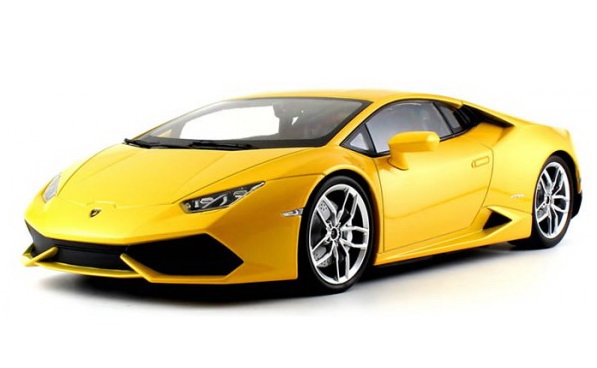 Модель 1:18 Lamborghini Huracan LP 610-4 - yellow