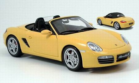 Модель 1:18 Porsche Boxster S - yellow